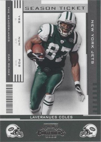 2005 Playoff Contenders Laveranues Coles #69