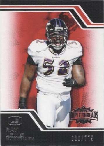 2008 Topps Triple Threads Ray Lewis #87