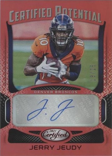 2021 Panini Certified Jerry Jeudy #CP-JJ