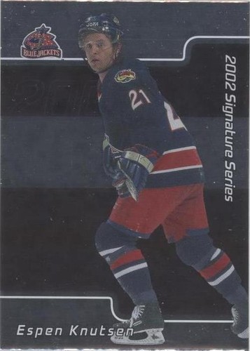 2001-02 In the Game Be A Player Signature Series - Espen Knutsen #181