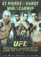 2010 Topps UFC Series 4 - Dan Hardy Georges St-Pierre #FPR-UFC111