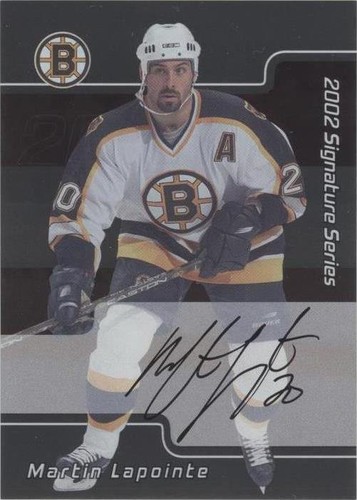 2001-02 In the Game Be A Player Signature Series - Martin Lapointe #LML
