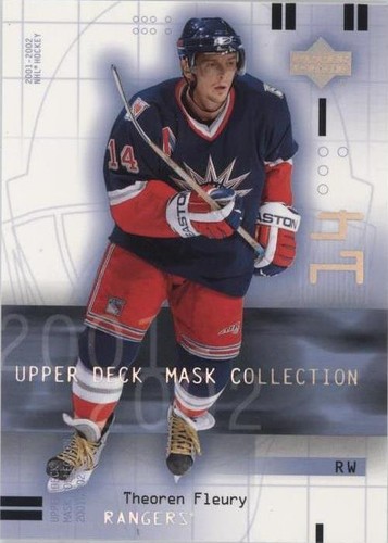 2001-02 Upper Deck Mask Collection - Theoren Fleury #63