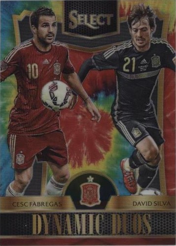 2015-16 Panini Select Cesc Fabregas David Silva #9