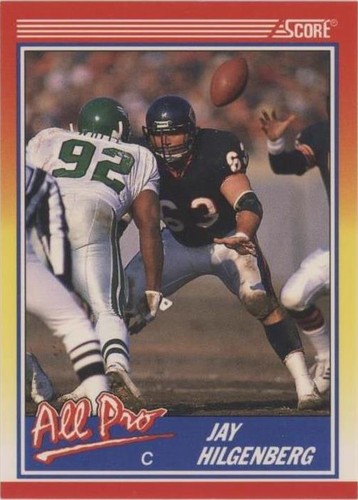 1990 Score Jay Hilgenberg #583