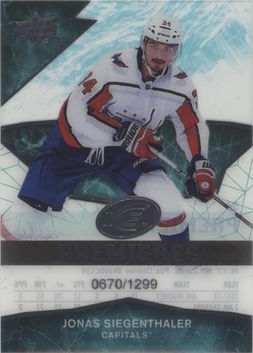 2018-19 Upper Deck Ice - Jonas Siegenthaler #54
