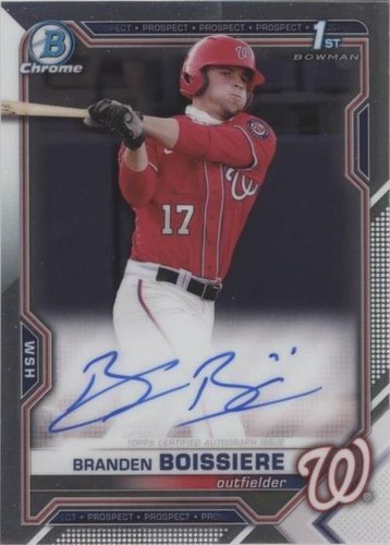 2021 Bowman Draft - Branden Boissiere #CDA-BBO