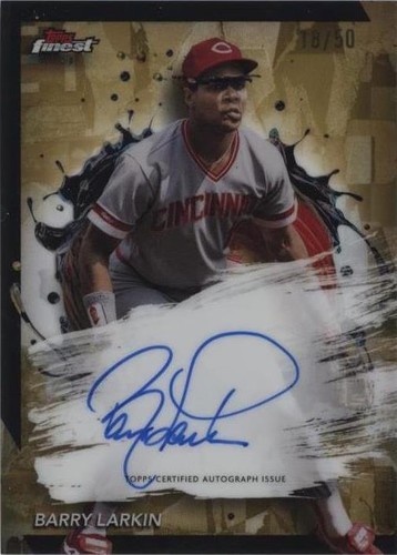 2024 Topps Finest - Barry Larkin #FA-BLA