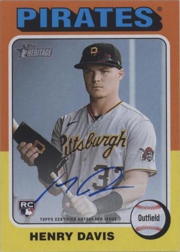2024 Topps Heritage - Henry Davis #ROA-HD