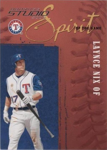 2005 Donruss Studio - Laynce Nix #SOG-19