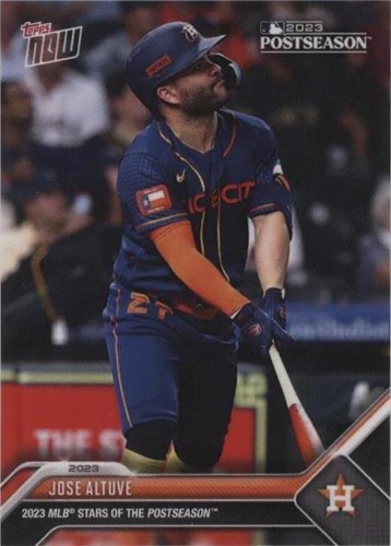 2023 Topps Now MLB Stars of the Postseason - Jose Altuve #PS-24