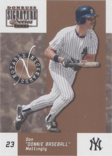 2003 Donruss Signature Series - Don Mattingly #NN-6