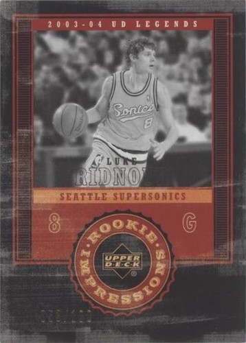2003-04 Upper Deck UD Legends - Luke Ridnour #122