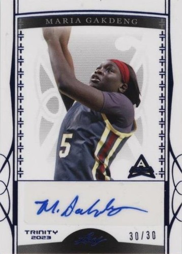 2022-23 Leaf Trinity - Maria Gakdeng #BA-MG1