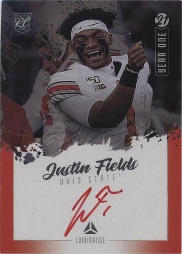2021 Panini Luminance Justin Fields #YV-JF