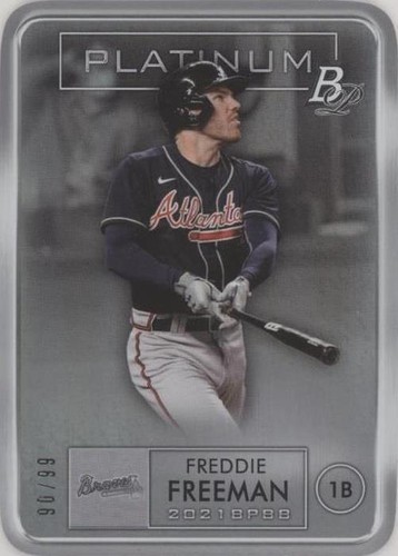 2021 Bowman Platinum - Freddie Freeman #PDC-10