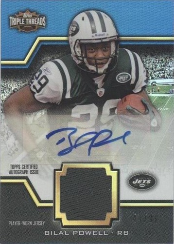 2011 Topps Triple Threads Bilal Powell #TTUAR-31