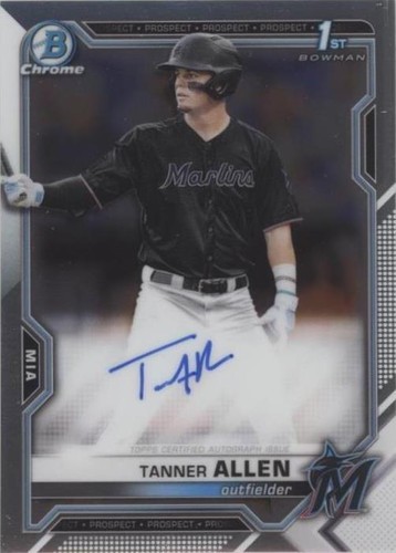 2021 Bowman Draft - Tanner Allen #CDA-TA