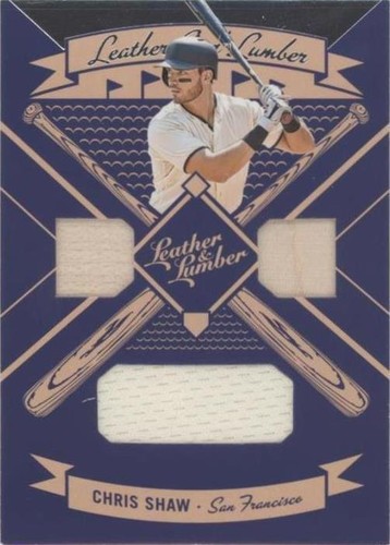 2019 Panini Leather & Lumber - Chris Shaw #LLT-CH