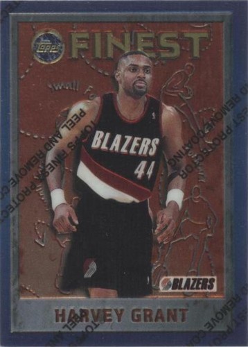 1995-96 Topps Finest - Harvey Grant #39