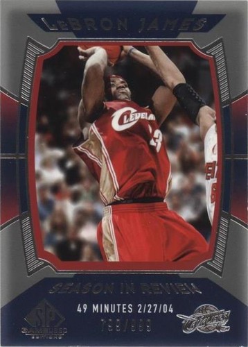 2004-05 SP Game Used - LeBron James #157