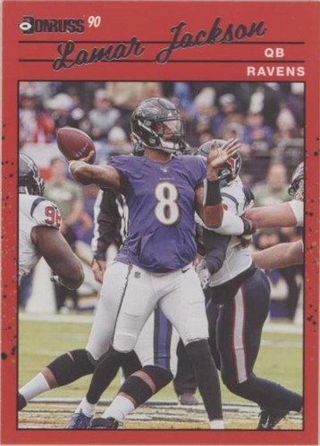2020 Panini Donruss Lamar Jackson #R90-LJ