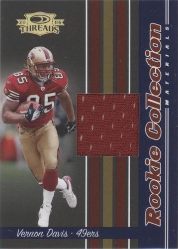 2006 Donruss Threads Vernon Davis #RCM-13