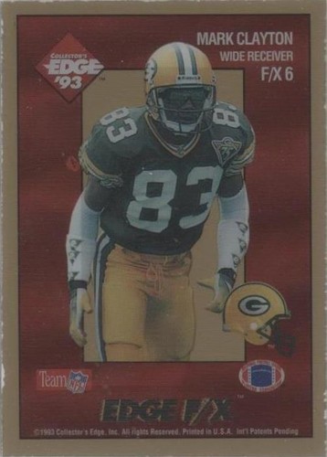 1993 Collector's Edge Mark Clayton #F/X6