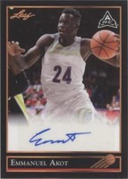 2021-22 Leaf Memories - Emmanuel Akot #BG-EA1