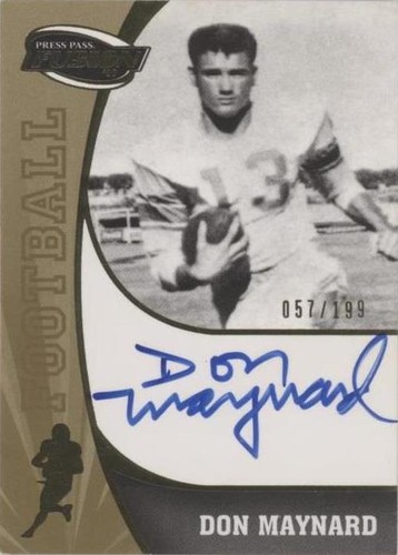 2009 Press Pass Fusion Don Maynard #SS-DM