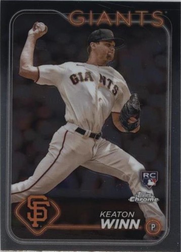 2024 Topps Chrome Baseball #208 Keaton Winn Rookie RC San