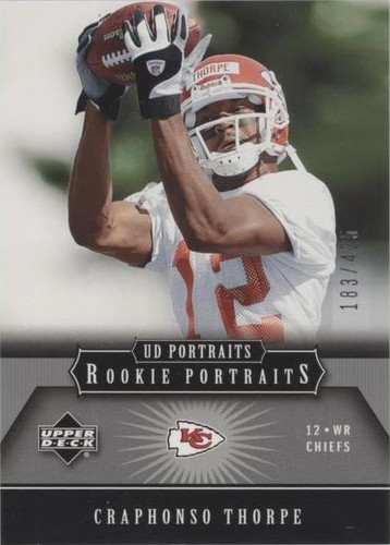 2005 Upper Deck Portraits Craphonso Thorpe #133