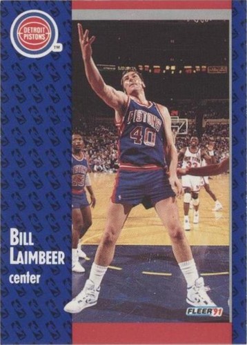 1991-92 Fleer - Bill Laimbeer #62