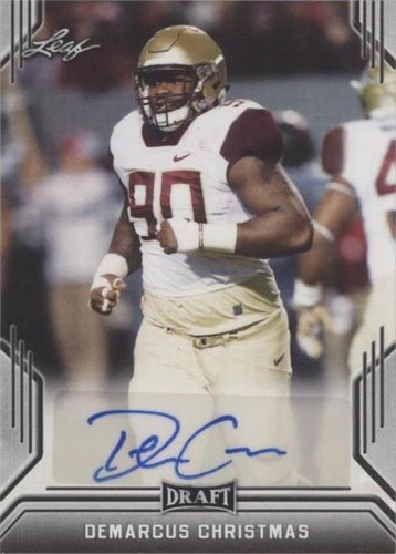 2019 Leaf Draft Demarcus Christmas #BA-DC1