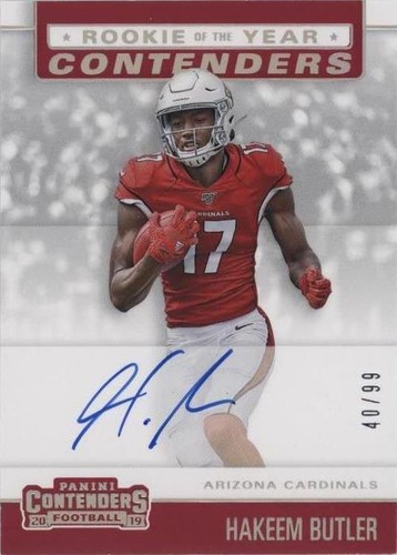 2019 Panini Contenders Hakeem Butler #RYA-HB