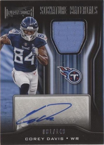 2018 Panini Playbook Corey Davis #SM-CD