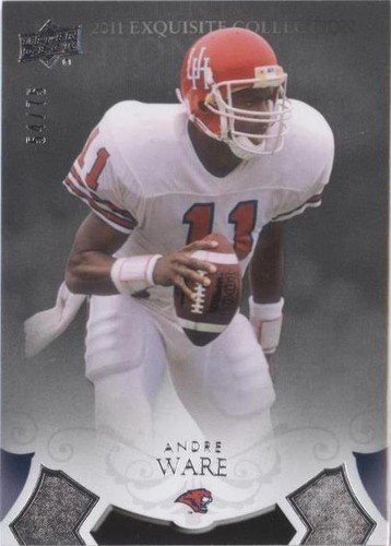 2011 Upper Deck Exquisite Collection Andre Ware #50