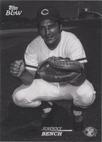 2024 Topps Black & White - Johnny Bench #102