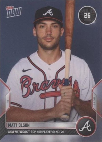 2022 Topps Now MLB Network Top 100 Players - Matt Olson #T-26