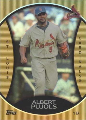 ALBERT PUJOLS 2010 TOPPS CARD #327 CARDINALS (2009 NL MVP