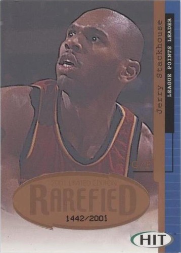 2001-02 SAGE Hit - Jerry Stackhouse #R25