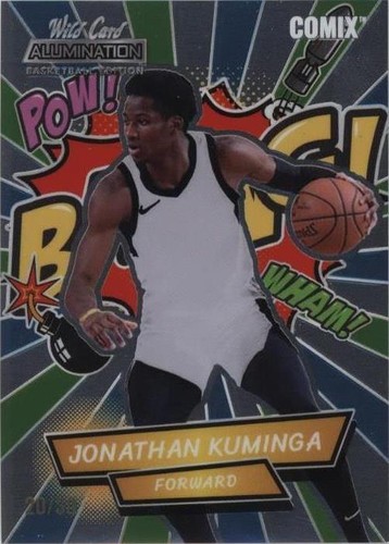 2021-22 Wild Card Alumination - Jonathan Kuminga #AC-11