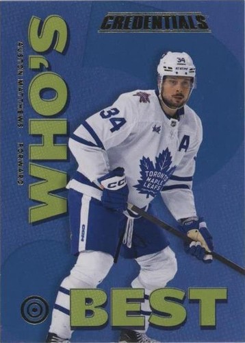 2023-24 Upper Deck Credentials - Auston Matthews #WB-AM