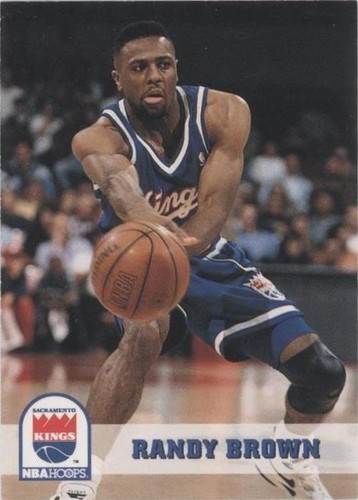 1993-94 NBA Hoops Basketball Card Randy Brown Sacramento Kings