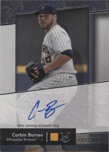 2024 Topps Museum Collection - Corbin Burnes #AA-CBU