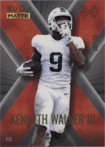 2022 Wild Card MATTE Kenneth Walker III #MXP-32
