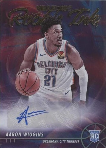 2021-22 Panini NBA Hoops Rookie Card Aaron Wiggins #247