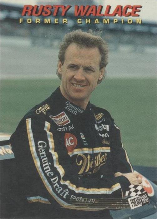 1993 Press Pass Previews - Rusty Wallace #22
