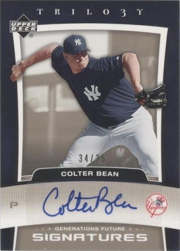 2005 Upper Deck Trilogy - Colter Bean #FU-BE