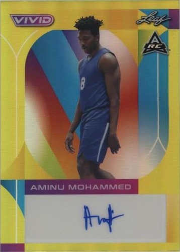 2022-23 Leaf Vivid - Aminu Mohammed #BA-AM1